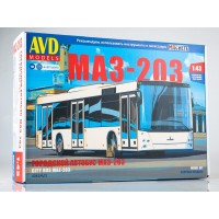 4045AVD Сборная модель автобуса МАЗ-203 4045AVD Сборная модель автобуса МАЗ-203