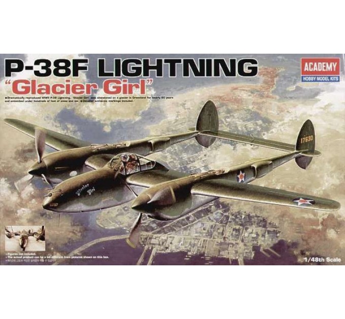 12208 P-38F Lightning "Glacier Girl" (1:48)