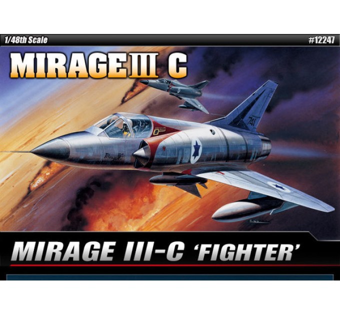 12247 Самолет Mirage III-C. Сборная модель 1/48.