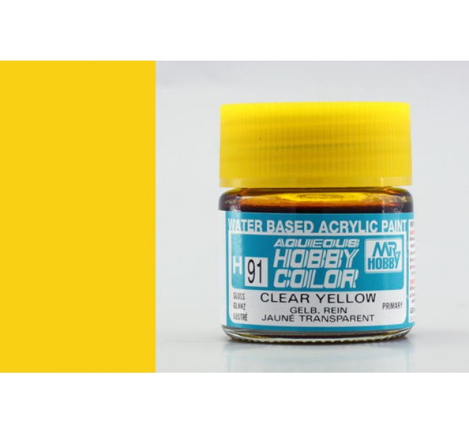 H091 Краска 10мл CLEAR YELLOW