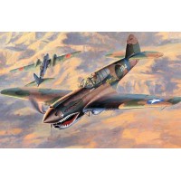 09086 Самолет P-40E Warnawk (HASEGAWA) 1/48 09086 Самолет P-40E Warnawk (HASEGAWA) 1/48