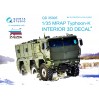 QD35005 3D Декаль интерьера кабины для Тайфун-К (для модели Звезда)