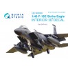 QD48090 3D Декаль интерьера кабины F-15E "Strike Eagle" (для модели GWH) 1/48