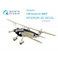 QD48209 1/48 3D Декаль интерьера Arado Ar 68 E/F (Roden)