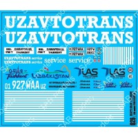 SAB026 Декаль для моделей автобусов. Ташкент SAB026 Декаль для моделей автобусов. Ташкент