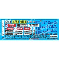 SAB047 Декаль для моделей автобусов. Кострома SAB047 Декаль для моделей автобусов. Кострома
