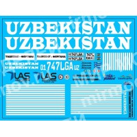 SAB050 Декаль для моделей автобусов. Ташкент SAB050 Декаль для моделей автобусов. Ташкент