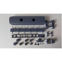 SAB9370-009 Комплект для сборки моделей полуприцепов ОДАЗ 9370 - Бензовоз (вариант 2). Пластик. SAB9370-009 Комплект для сборки моделей полуприцепов ОДАЗ 9370 - Бензовоз (вариант 2). Пластик.