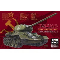 AF35S55 Т-34/85 образца 1944г. завода №183 с прозрачной башней (полный интерьер) 1/35