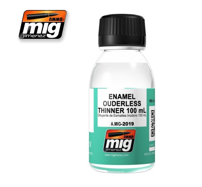 AMIG2019 Enamel Odourless Thinner 100mL (Растворитель для эмали без запаха)