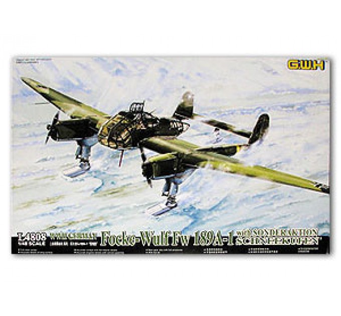 L4808 1/48 WWII German Focke-Wulf Fw 189 A-1 mit Schneekufen