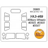 35005 УАЗ-469 (Military Wheels #3503, #3505, #3507)