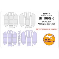 35401-1 Bf 109G-6 (BORDER MODEL #BF-001) - (Двусторонние маски) + маски на диски и колеса 35401-1 Bf 109G-6 (BORDER MODEL #BF-001) - (Двусторонние маски) + маски на диски и колеса
