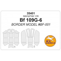 35401 Bf 109G-6 (BORDER MODEL #BF-001) + маски на диски и колеса 35401 Bf 109G-6 (BORDER MODEL #BF-001) + маски на диски и колеса