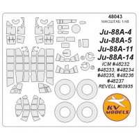 48043 Ju-88A-4 / A-5 / A-11 / A-14 (ICM #48232, #48233, #48234, #48235, #48236, #48237 / REVELL #039 48043 Ju-88A-4 / A-5 / A-11 / A-14 (ICM #48232, #48233, #48234, #48235, #48236, #48237 / REVELL #039