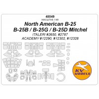 48049 North American B-25 / B-25B / B-25G Mitchel / B-25D (ITALERI #2650, #2787 / ACADEMY #12290, #1 48049 North American B-25 / B-25B / B-25G Mitchel / B-25D (ITALERI #2650, #2787 / ACADEMY #12290, #1