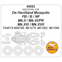 48082 De Havilland Mosquito NF Mk.II / NF Mk.XIII/XVII / FB Mk.VI/NF Mk.II / B Mk.IV/PR Mk.IV (TAMIY 48082 De Havilland Mosquito NF Mk.II / NF Mk.XIII/XVII / FB Mk.VI/NF Mk.II / B Mk.IV/PR Mk.IV (TAMIY