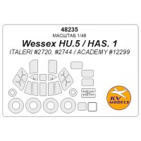 48235 Wessex HU.5 / HAS. 1 (ITALERI #2720, #2744 / ACADEMY #12299) + маски на диски и колеса 48235 Wessex HU.5 / HAS. 1 (ITALERI #2720, #2744 / ACADEMY #12299) + маски на диски и колеса