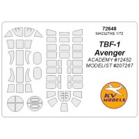 72648 TBF-1 AVENGER (ACADEMY #12452 / MODELIST #207267) 72648 TBF-1 AVENGER (ACADEMY #12452 / MODELIST #207267)
