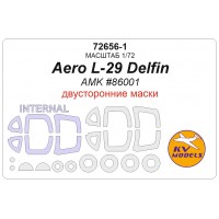 72656-1 L-29 Delfin (AMK #86001) - (двусторонние маски) + маски на диски и колеса 72656-1 L-29 Delfin (AMK #86001) - (двусторонние маски) + маски на диски и колеса