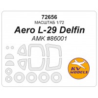 72656 L-29 Delfin (AMK #86001) + маски на диски и колеса 72656 L-29 Delfin (AMK #86001) + маски на диски и колеса