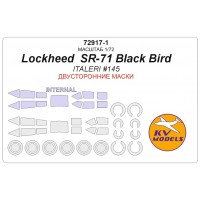 72917-1 Lockheed SR-71 Black Bird (ITALERI #145) - (Двусторонние маски) + маски на диски и колеса 72917-1 Lockheed SR-71 Black Bird (ITALERI #145) - (Двусторонние маски) + маски на диски и колеса
