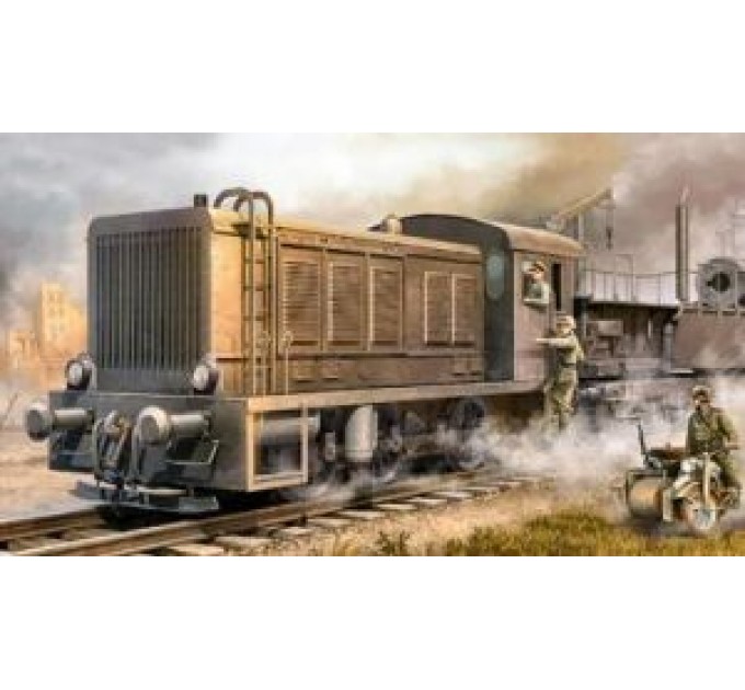 Т00216 Немецкий локомотив WR 360 C12. Сборная модель 1/35.