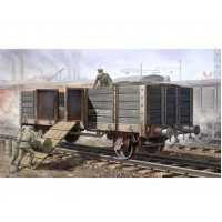Т01517 Немецкий железнодорожный полувагон, высокие борта. 1/35