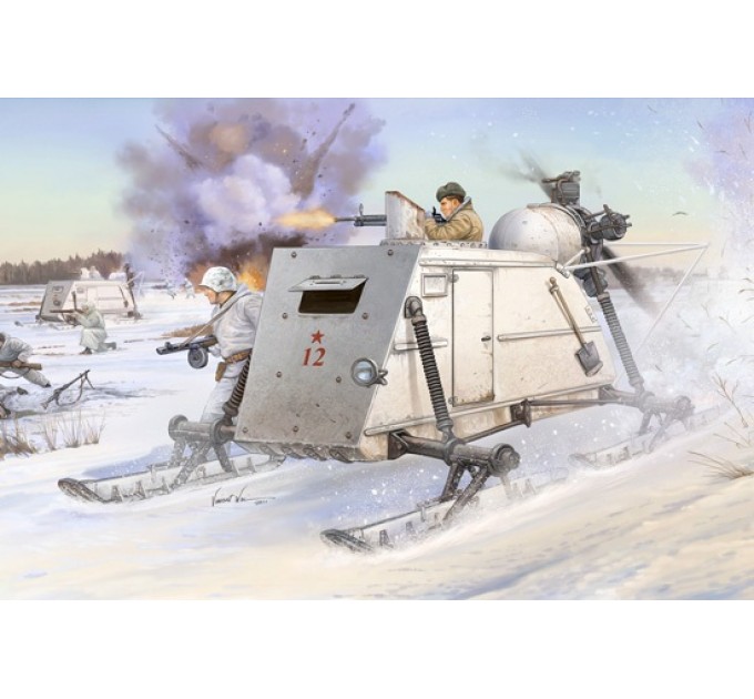Т02321 Советские бронированные аэросани НКЛ-26