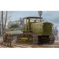 Т05539 Советский трактор ЧТЗ С-65 "Сталинец" с кабиной. Сборная модель 1/35 Т05539 Советский трактор ЧТЗ С-65 "Сталинец" с кабиной. Сборная модель 1/35
