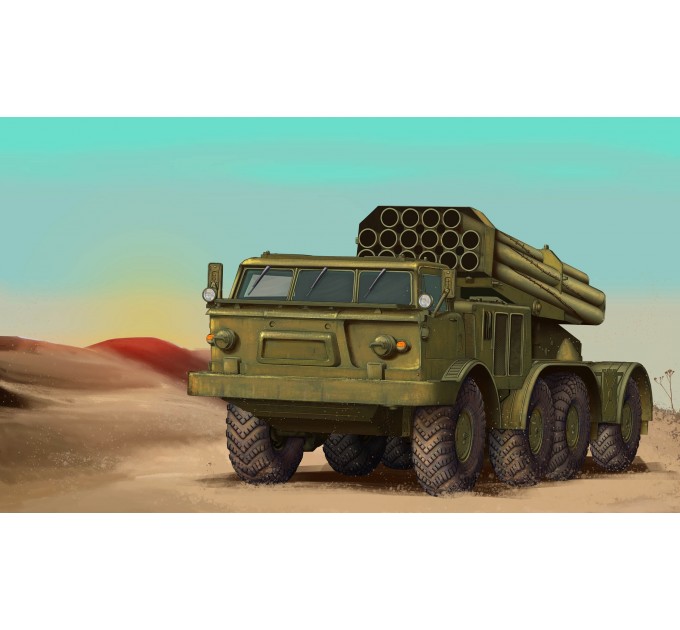 Т07180 Советская РСЗО 9К57 «Ураган», сборная модель 1/72